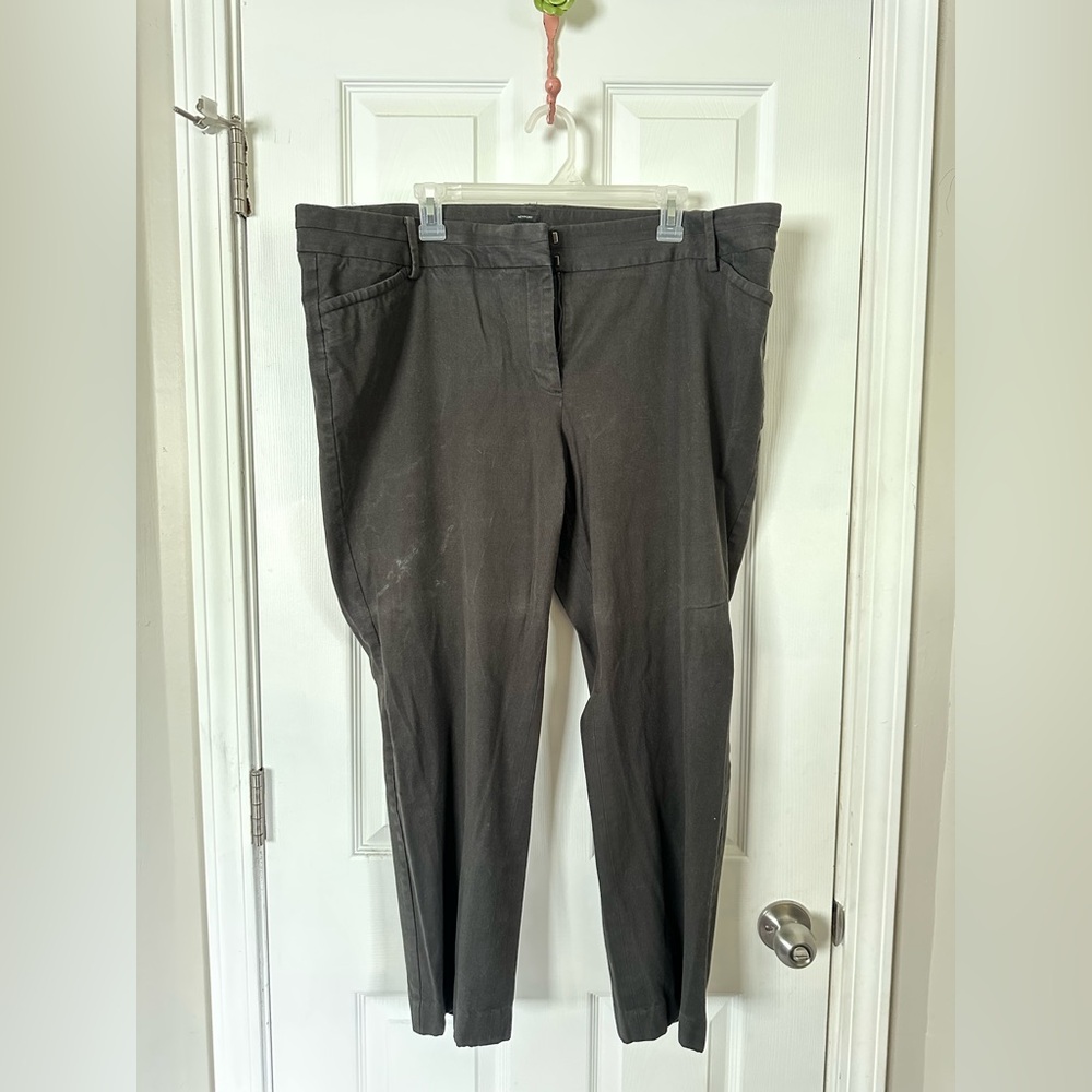 Talbots Charcoal Straight Leg Trousers